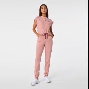 FIGS espresso scrubs jumpsuit